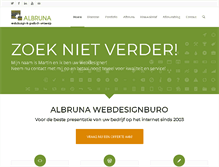 Tablet Screenshot of albruna.nl